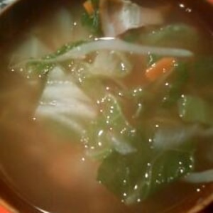 身体に優しい野菜スープ